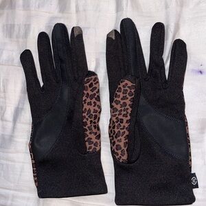 Cheetah leopard tech slim gloves